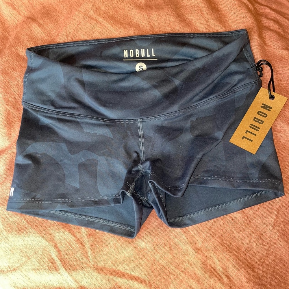 Sm Navy Camo NOBULL shorts